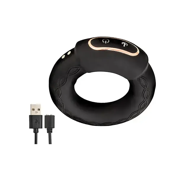 Nasstoys Couples Cockpower Heat Up Cock Ring Black Nasstoys Couples Cockpower Heat Up Cock Ring Black